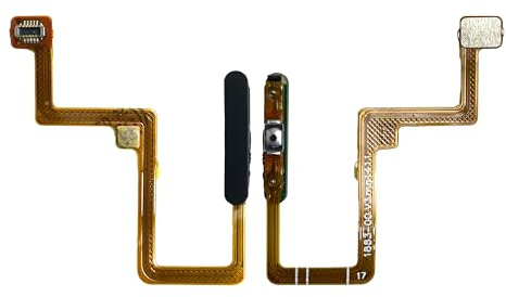 ERYNK Cavo flessibile con sensore di impronte digitali, pulsante on/off, compatibile con smartphone Redmi Note 11 Pro+ Plus 5G, cavo flessibile di ricambio (nero)