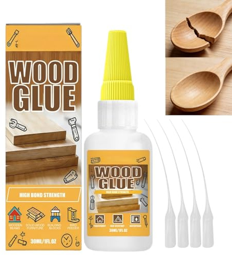 Wood Glue Strong for Furniture,Heavy Duty Strong Wood Glue for Crafts & Repairs,Glue for Wood Adhesive,Clear Wood Adhesive Glue,Fast Drying Glue for Wood,Wood Gl/ue for Indoor Outdoor DIY Projects