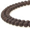 jartc Perlen Für Energie Armbänder Yoga Armband Armband DIY Natürlichen Braun Lava Perlen Lavastein 32 Stück, 34 cm, 12 mm