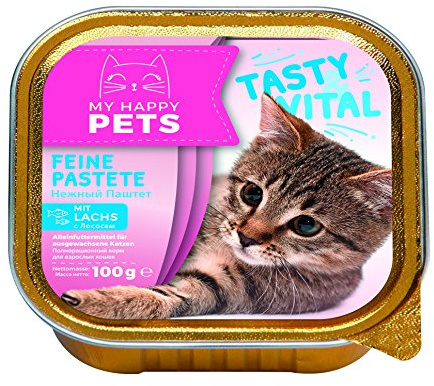 60 x Katzenfutter 100g Lachs