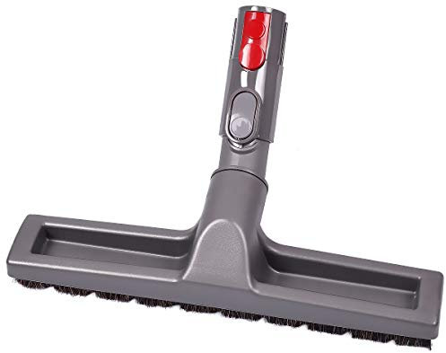 KEEPOW Cepillo flexible para parqué, apto para aspiradoras Dyson compatible con V7 V8 V10 V11, incluye adaptador para boquilla de suelo y cepillo Dyson – Diseño rígido, no flexible ni giratorio