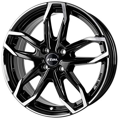 Rial 4 Felgen 16 Lucca 6.5 16 5x114,3 ET38 Poliert Black
