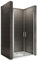 i-flair Duschtür 77x185 cm Verstellbereich von 77-80 cm, Höhe: 185 cm, Duschabtrennung aus 6 mm durchsichtigem ESG Sicherheitsglas mit Nanobeschichtung und Edelstahlgriffe - Alle Größen NC
