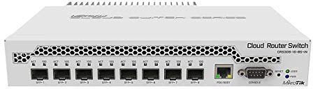 Mikrotik CRS309-1G-8S+ Managed Gigabit Ethernet (10/100/1000) Power over Ethernet (PoE) White