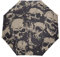 Automatischer Faltbarer Regenschirm, Grunge Skulls UV-Schutz Regenschirm, tragbarer Sonnen- und Regenschirm für Kinder, Damen, Herren Schwarz Skulls 021 Einheitsgröße