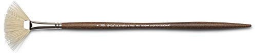 Winsor & Newton Artists Pinceau Synthetique Huile Eventail Taille 6