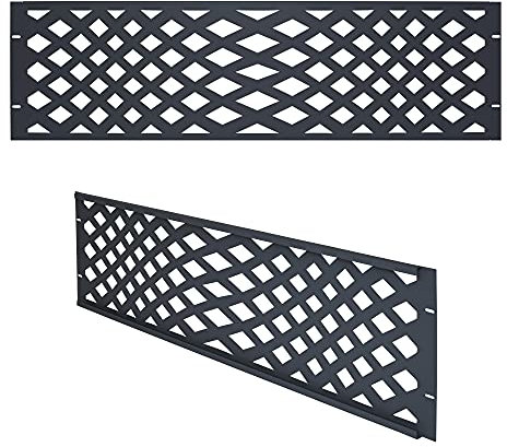 GABIO anthrazit HZE Zaunelement Geo 160x45cm