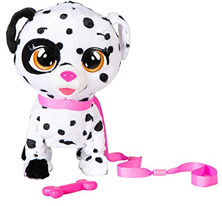 Bebes Llorones Spot el dálmata Mascota de Dotty, Peluche Perro Interactivo Que Camina y Llora de Verdad, Juguete y Regalo óptimo para niñas y niños +3 Años