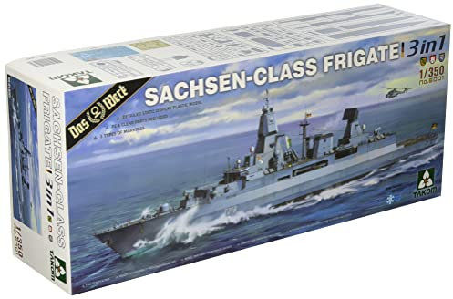 Takom Das Werk TAK6001 SACHSEN-CLASS FRIGATE 3 IN 1 - Maßstab 1:350 - Modellbau, (TKO6001)