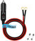 Prise Allume-Cigare Mâle 0,6m-borne à œillet Cordon d'alimentation à ressort 16 AWG Câble robuste fusionné DC Alimentation 12/24 V Prise Pour Onduleur de Voiture Gonfleur de Pneu Pompe à Air