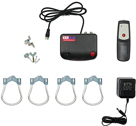 Yeceny Outdoor TV Antenna Accessories Box (Include HDTV Outdoor Antenna Built-in Amplifier Remote Control Power Supply Coaxial Grounding Block Antenna Parts)