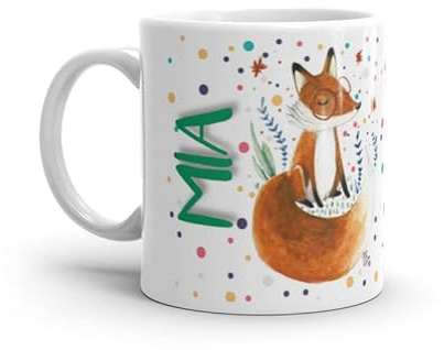 Paolo Chiari Tasse mit Namen Mia, 300 ml, Keramik