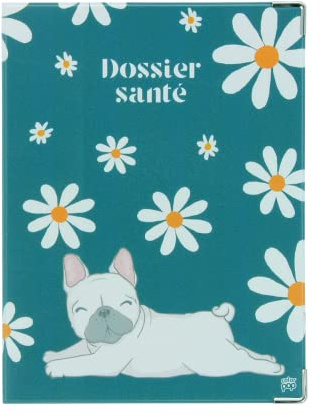 Color Pop® Schutzhülle für kleines Gesundheitsheft mit Tiermotiven, französische Herstellung, PVC, Notizbuch, 18,5 x 13,5 cm