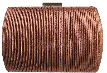 Ital Design SEHR KLEINE DAMEN ABENDTASCHE SYNTHETIK SCHULTERTASCHE BRONZE