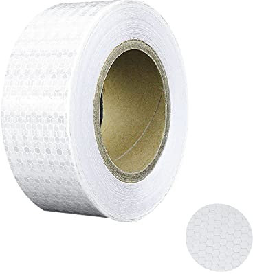 HENGBIRD Reflektoren Aufkleber 10m X 5cm Wasserdicht Reflektorband Selbstklebend, Sicherheit Reflektierende Warnlicht für Aufkleber Reflektierend Conspicuous Warning Autos, Fahrzeuge, Anhänger