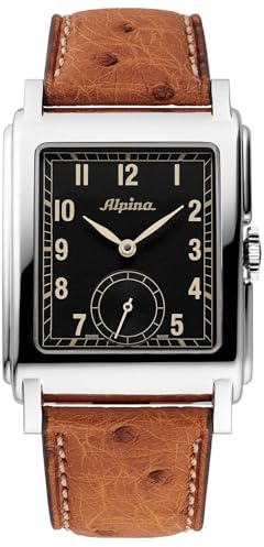 Alpina Herren Analog Automatik Armbanduhr Heritage Carrée