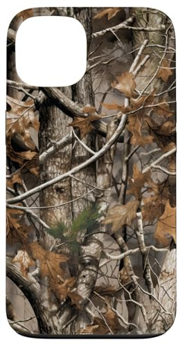 Camouflage Pattern Tactical Hunting Bushcraft Real Tree Camo Case for iPhone 13