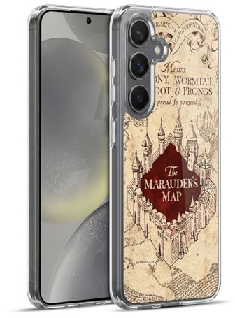 Head Case Designs Offizielle Harry Potter The Marauder's Map Prisoner of Azkaban II Gelhülle [Militärischer Schutzgrad] Kompatibel Mit Samsung Galaxy S24+ 5G Und Kompatibel Mit MagSafe