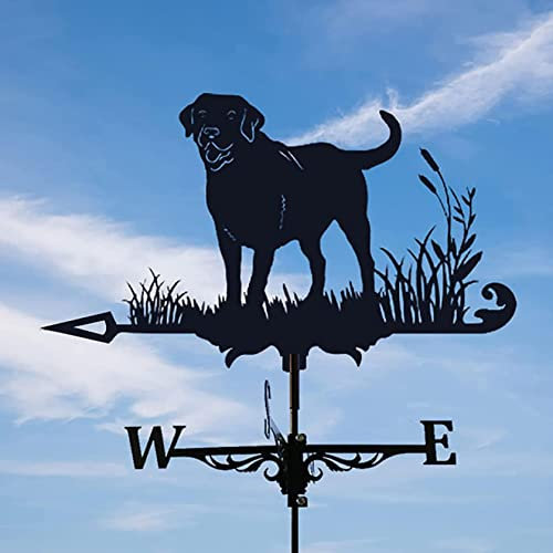 Kupfer-Wetterfahne, Gartenwindfahne, Windrichtungsanzeige, Outdoor, Garten, Hof, Windfahne, Wetterhahn, einfach zu montieren