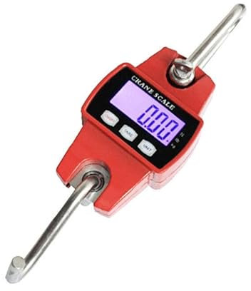 Kranwaage Smart Schwere Typ Crane Maßstab Mini Waage tragbare Elektronische Handheld Hängewaage Wildwaage Scale 300kg von Luftfahrtqualität Digital Haken ModelleBatterie nicht enthalten