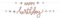 Folat 68704 Geburtstag Dekoration Rosa, Creme, Champagner Gold - Buchstabengirlande-Set Happy Birthday Crème Rose - 1,5 Meter - Eine raffinierte und lebendige Geburtstagsdeko Happy Birthday