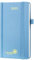 POPRUN Taschenkalender 2025 Klein 16,5 x 9 cm (Jan.2025-Dez.2025) - Kalender 2025 Klein Hardcover - Terminplaner, Planer 1 Woche 2 Seite mit Innentasche - Dunstblau