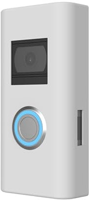 honecumi Compatible with Ring Battery Doorbell Puls Case Silicone Protect Cover- White