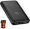KEMIMOTO Batterie 5 V 10 000 mAh pour Gilet Chauffant, Veste et téléphone Portable, Noir, S