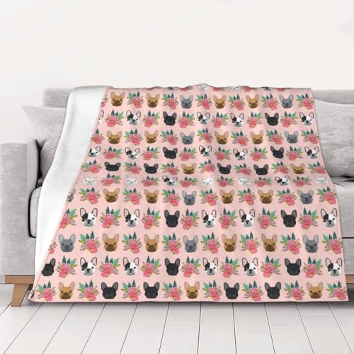 CHANGLEI Gewichtsdecke für Hunde, Flanelldecke, personalisierter Druck, weich, warm, gemütlich, vielseitige Decke für Bett, Sofa