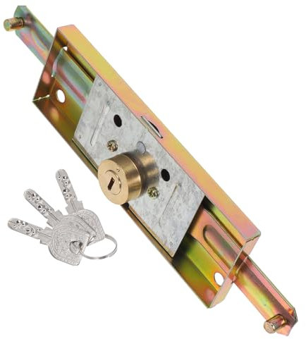 Gadpiparty Ensemble Serrure De Porte De Volet Ajusteur D'espacement De Porte Antivol Kit D'installation De Loquet De Porte Serrure De Porte De Kit De Garde Alliage De Zinc