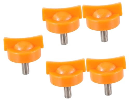 5St Zubehör für Entsafter Schraube für Orangenpresse Orangenschäler Saftpresse Zubehör Saftpresse Ersatzteile Austausch der Schälschraube Schälmaschine Schraube Plastik AUTSUPPL