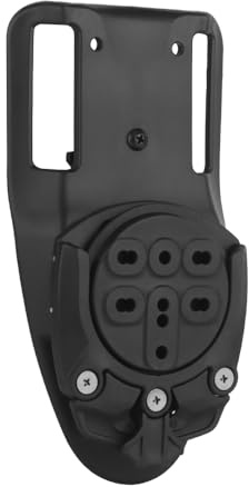 Peminkoo Holsteradapter 360 Grad Basis G-C.ode R.TI Duty Halterung für QLS Plattform Jagdgürtel Drop Adapter (Black)