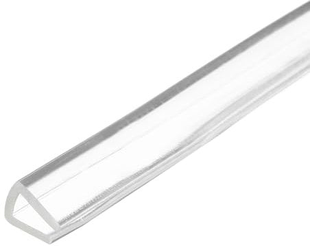 PATIKIL Rubber Seal Strip, Flexible U Channel Edge Trim Waterproof Edge Protector Soundproof Door Seal Strips for Sheet Metal Car, Fit 5/32(4mm), 9.84 ft Length, Transparent