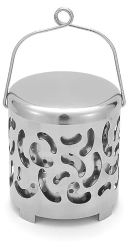 Hxhsgmeh Mini chauffe-gaz portable d'extérieur en acier inoxydable pour four à gaz