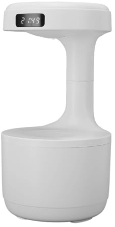 Sonew Anti -Schwerkraft -Wasser Drop Luftbefeuchter USB Powered Quiet Operation Desktop Nebel Luftbefeuchter für Zuhause und Büro (White)