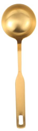 Garneck Louche à Soupe Acier Inoxydable Doré Louche Multifonctionnelle pour Cuisine et Restaurants pour Servir Soupe et Sauce Lavable Au Lave Vaisselle