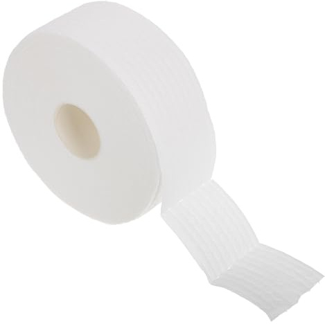 LALADEFIEE Weiße Baumwoll Wattepads für Gelnägel mit Starker Saugfähigkeit und Fusselfrei für Nagelpflege im Salon und Reisen 1 Rolle Nagelstudio Zubehör