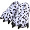 LANFIRE Unisex Soft Plüsch Haus Hausschuhe Tier Kostüm Pfote Claw Schuhe (S (Kind/Größe: 28-34), Milchkuh（Cows）)