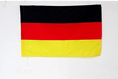 AZ FLAG - Flagge Motorsport Deutschland - 90x60 cm - Deutsche Fahne 60 x 90 Cm Scheide Für Mast - Flaggen