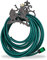 Relaxdays Garden Hose Holder, Cast Iron, Owl, Nostalgic Hose Reel, Wall-Mounted, HxWxD: 23 x 24 x 15 cm, Grey