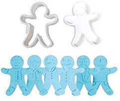 Gingerbread Man Cutter & Embosser Kit - Cake Star