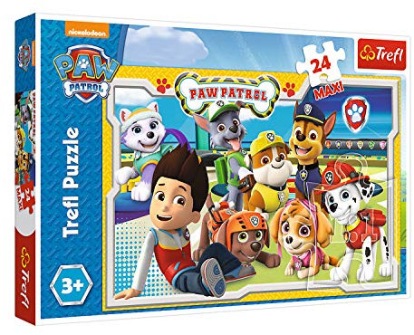 Trefl 916 14287 Fröhliches Team, PAW Patrol 20 Mini Maxi, Coloured