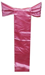 STYLE INSTANT Lot de 50 nœuds en satin pour décoration de chaise de mariage, banquet, fête, Noël, anniversaire, fête prénatale, rose poudré
