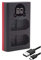 Baxxtar 18522 Chargeur Compatible avec Batterie Nikon EN-EL15 EN-EL15a EN-EL15b EN-EL15c (Dual, LCD, entrée USB-C et Micro-USB)