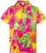King Kameha Funky-Hawaii-Hemd, Herren, Kurzarm, Pineapple, Pink, 6XL