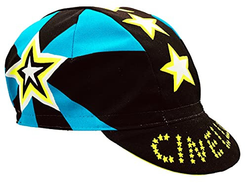 Cinelli Unisex Ana Benaroya Fahrradmütze, Unisex, Radkappe, STARSCAP, Sterne, Einheitsgröße