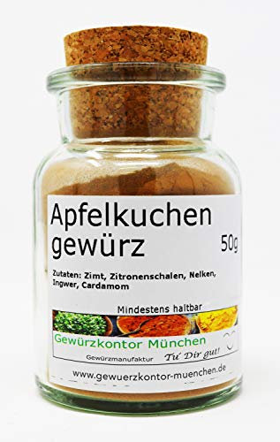 Apfelkuchen Gewürz 50g im Glas Gewürzkontor München