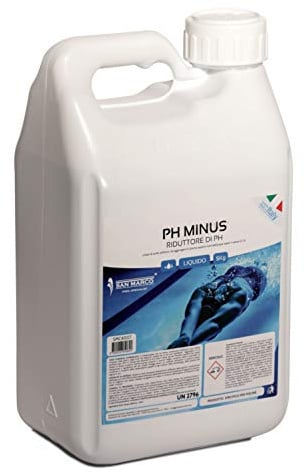 San Marco correttore ph per piscine, regolatore di ph per piscine, stabilizzante ph, disponibile in formati da 1,5,10, 25 kg. (5 kg)