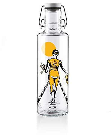 Soulbottles Wasserflasche mit schönem Design für unterwegs, Motiv: And so is the future, Fassungsvermögen: 0,6l, SB2G06-119