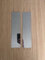 1 Piece of 75mm Mirror Polished Stainless Steel Door Push Finger Metal Plate Cover 8 Length - Square or Rounded Corners (Rounded Corners, 300mm x 75mm)